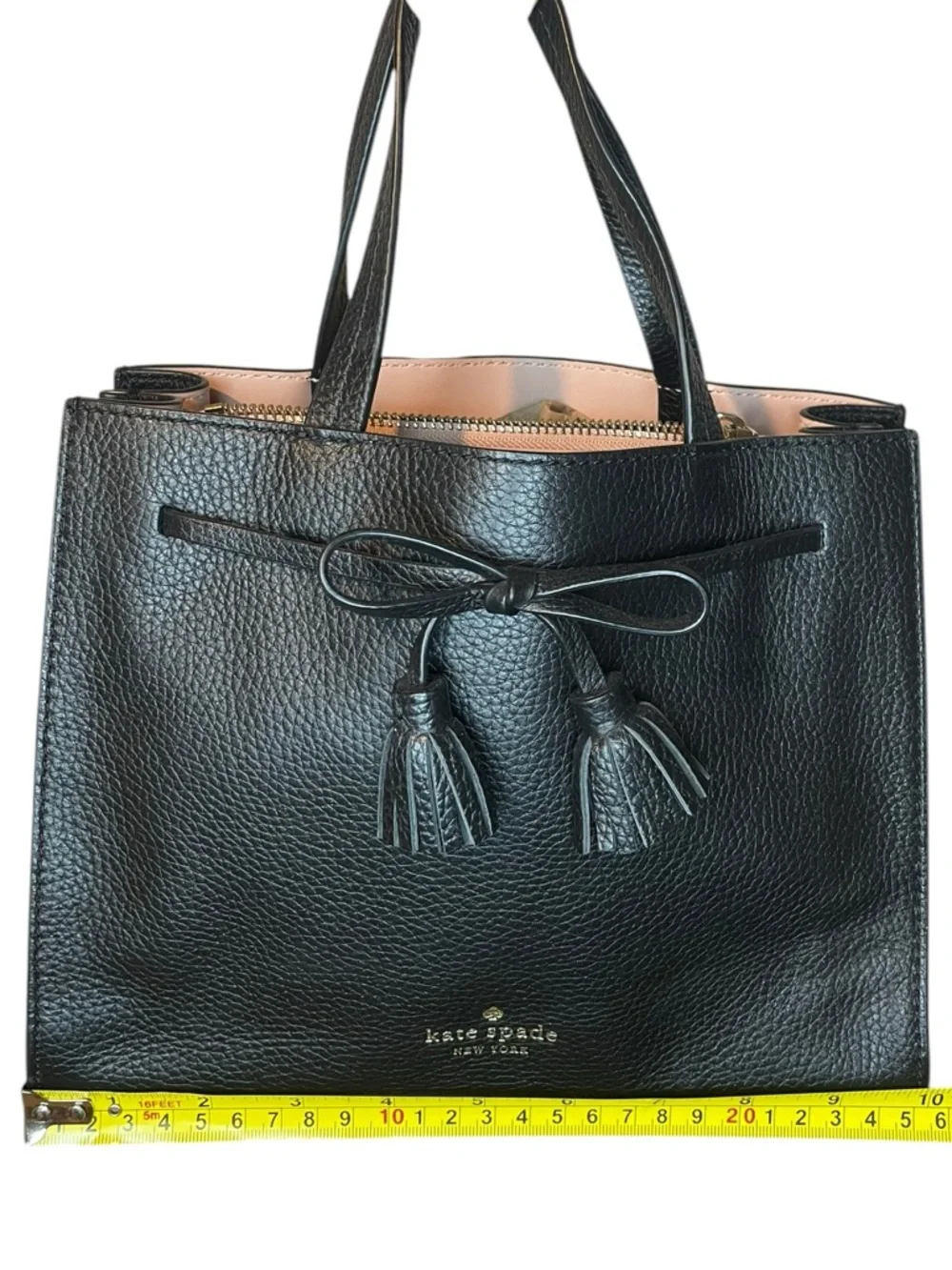Kate Spade New York Hayes Street Isobel Small Black Leather Satchel